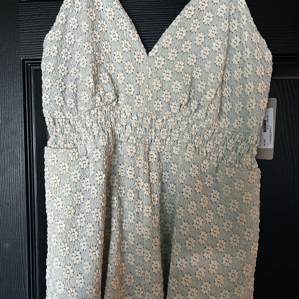 Lizard Thicket Blue Floral Romper
